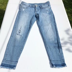 Zara Basic Destructed Jeans